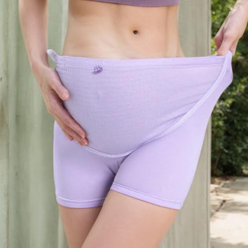 4pc Women Underwear Lace Panties Sexy Lingeries Adjustable Low Waist Support Briefs Purple