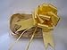 30 X Rapido Raso Tirare Fiocchi – Oro 31 mm (10 cm Larghezza Quando a Forma di) per Regalo Decorazione, Fiori buqets & Arrangements Cesti Auto Matrimonio Fiori Fai da Te, cesti
