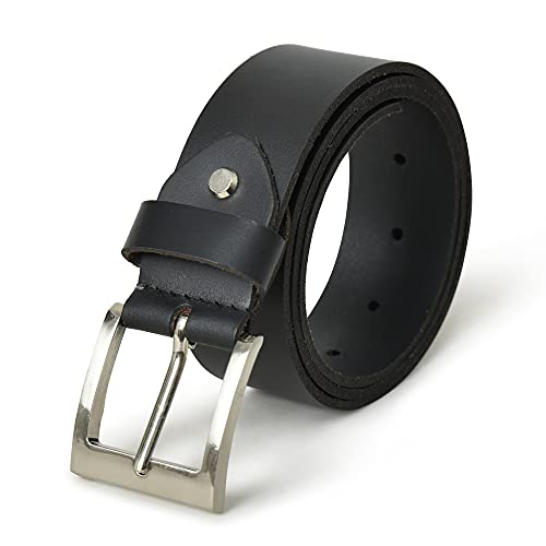 Jajmo Legacy Men's Belt Leather One-Piece 100% Genuine Leather Belt for Men 1-1/2