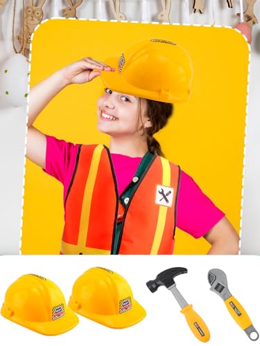 Set disfraz niño trabajador construcción 5 piezas miniatura 7