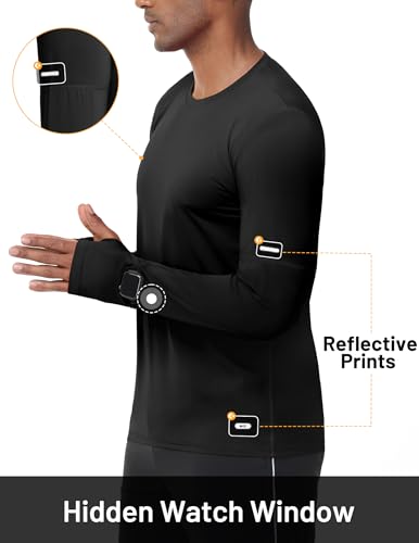 MIER Long Sleeve T Shirts for Men Quick Dry UPF 50+ UV Sun Protection Tee Shirt for Athletic Running Workout Gym Fishing2