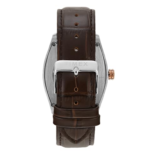 Image of TIMEX Analog Watch for Men with Tonneau Dial & Water Resistant Man's Wrist Watches