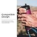 Klean Kanteen TKWide Twist Cap with Straw Kit - Reusable Straw Lid - Premium Water Bottle Accessories - Leak Proof & Dishwasher Safe - Black