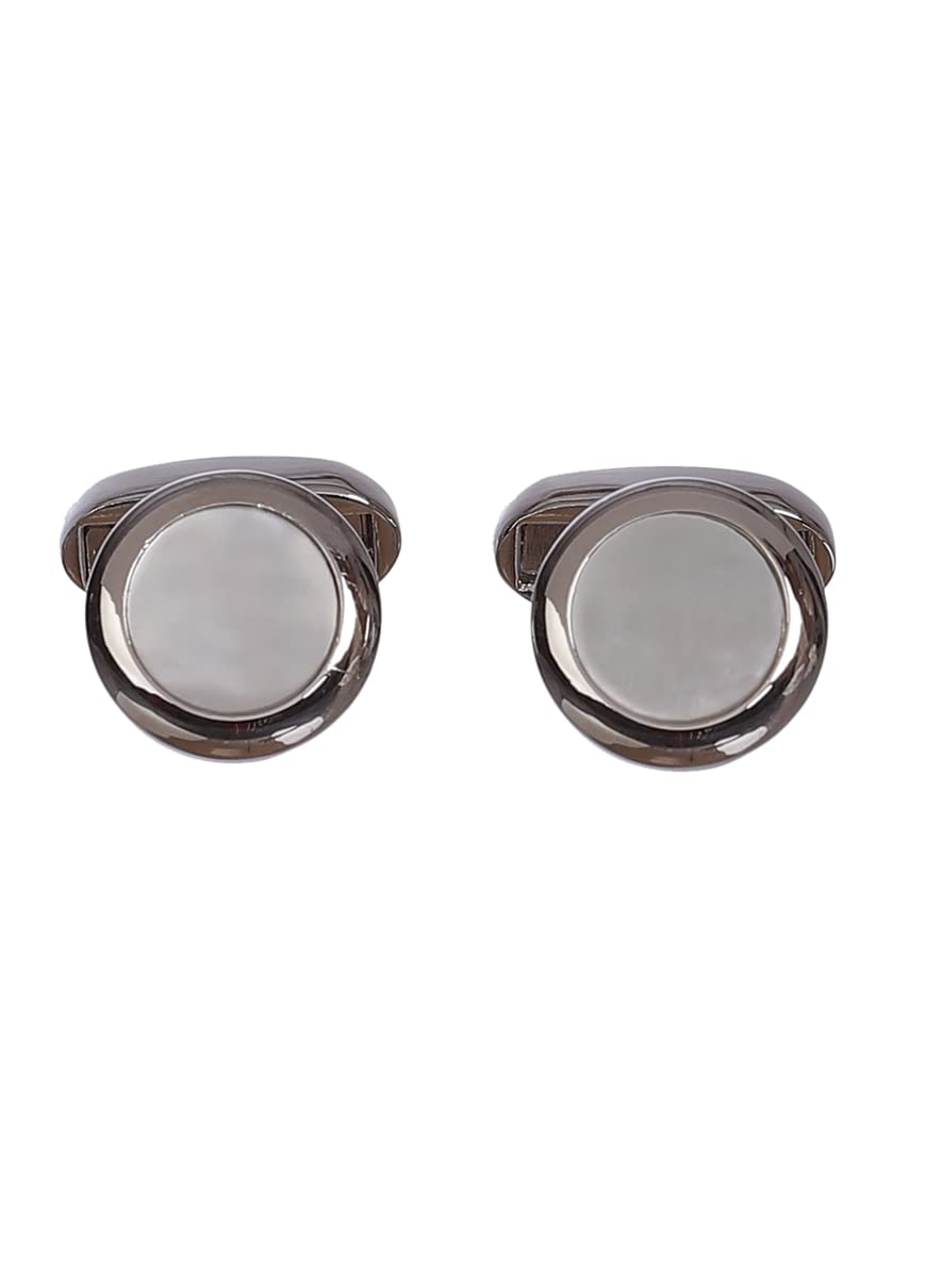Satya Paul Offwhite Stone Stone Cufflinks for Men (B09JM199KW) Amazon Price History, Amazon Price Tracker