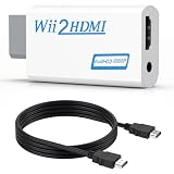 Adattatore Wii a HDMI, Wii a HDMI Convertitore con 1080P/720P Ingresso e Uscita Video e Audio 3,5mm per Tutte le Modalità di Visualizzazione