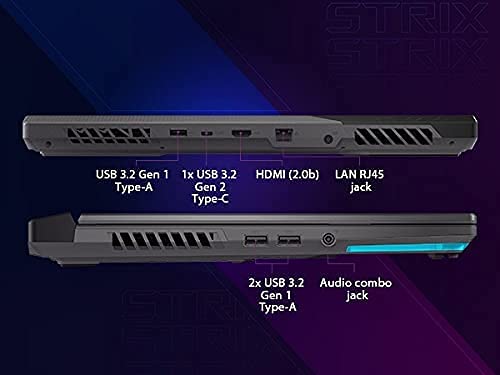 Image of ASUS ROG Strix G15 Gaming Laptop, 15.6 inch 300Hz IPS FHD Display, AMD Ryzen R9-5900HX,RGB Light Bar.ROG, NVIDIA GeForce RTX 3070, Win 10+Accessories(15.6 inch | 32GB RAM | 1TB PCIe SSD)