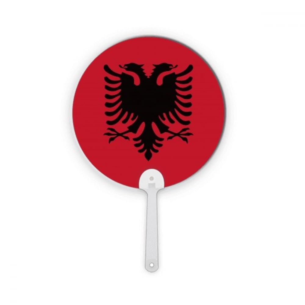 Éventail rond Albanie de finition artisanale pour décoration intérieure élégante