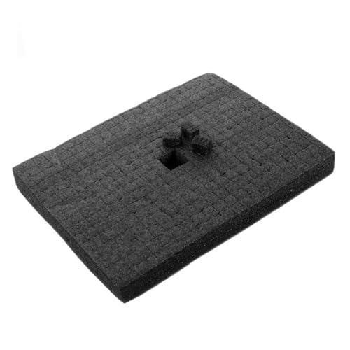 HOLIDYOYO Black Grid Foam Insert Sheet 500x300x30mm Pick-apart Foam Cushion Block for Packing Liners and Transportation Case Protection for Industrial Shipping
