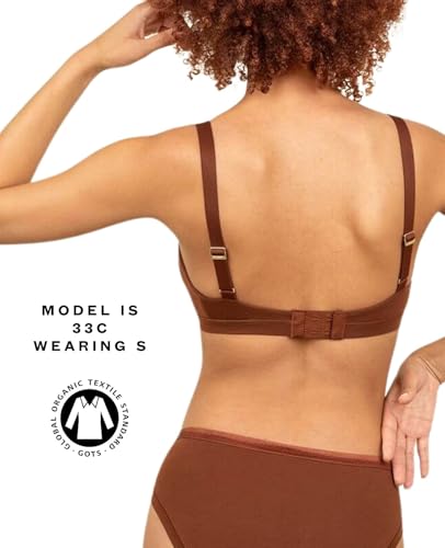 Image of Subset Triangle Soft Bra - Organic Cotton, Wireless, Breathable, Supportive, Regular & Extra Cup Room, Elevated Essentials