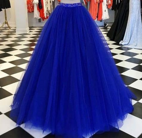 Image of TILISM Women's and Girls Solid Satin Long Skirt