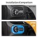 Voodonala for Jeep JL Headlight Switch Trim for 2018-2024+ Jeep Wrangler JL JLU Gladiator JT 4xe Interior Accessories, ABS Light Blue