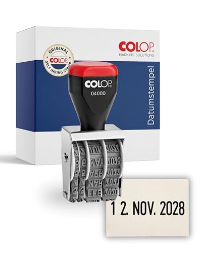 COLOP Datum-Stempel 04000 Monate in Ziffern Abdruckhöhe 4 mm 108646