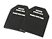 LOBOLOKO ZWEIERPACK Dummy SAPI Platten/Einlagen Kunststoff Set 2 Stück für Westen und Plattenträger Carrier Platten