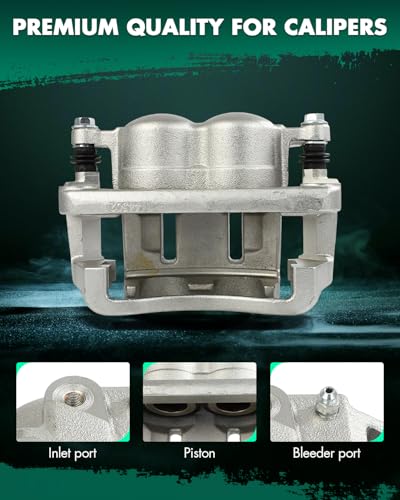 Image of SCITOO 18B4996 Front Right Disc Brake Caliper Assembly w /Bracket for Ford for F-350 Super Duty 2005-2010,for Ford for F-450 Super Duty 2011