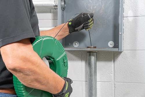 Cinta de pescado Greenlee FTXSS-240 verde extractor pasacables de acero 7