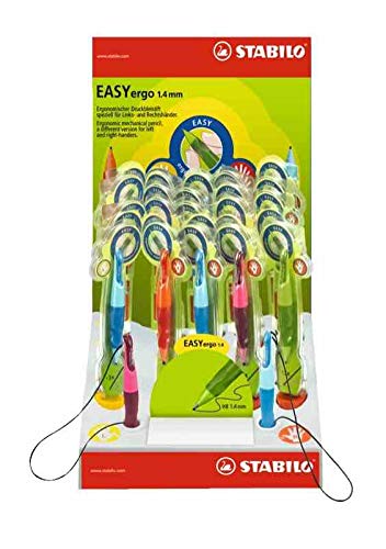 Stabilo 7880/25-2-1HB STABILO EASYergo Ergonomischer Druckbleistift, 1.4 POP-Paket, 25 Stück