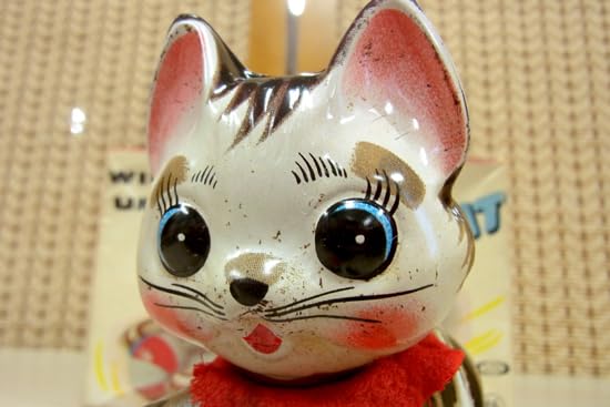 ブリキ 猫 ゼンマイ Amazon.co.jp: 中山商会 ゼンマイ ブリキ猫 回転猫 WIND UP PUZZLE