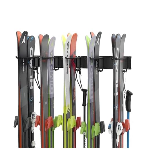 Ultrawall Wall Mounted Ski Rack System