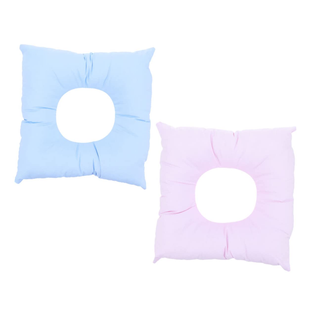 FOMIYES 2pcs Face Pillow Massage Face Massaging Pillow Spa Massager Face Square Pillow Face Cradle Cushion Spa Pillow Massage Table Face Cover Face Hole Pillow Travel Cotton Face down-image-28