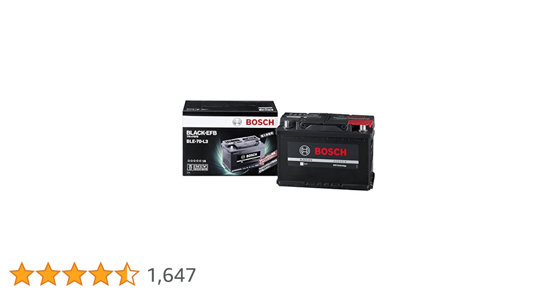 BOSCH (ボッシュ) バッテリー BLACK-EFB BLE-60-L2 Amazon.co.jp: BOSCH (ボッシュ) 国産車・輸入車バッテリー