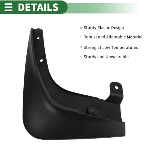 Image of Motoforti Mud Flaps Splash Guards Mud Guards for Hyundai Sonata 2008-2010 W /Mount Accessories
