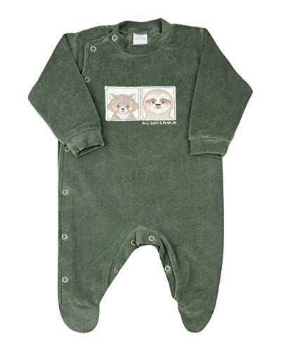 Macacão Bebê Plush Raposinha e Marmota - Verde RN