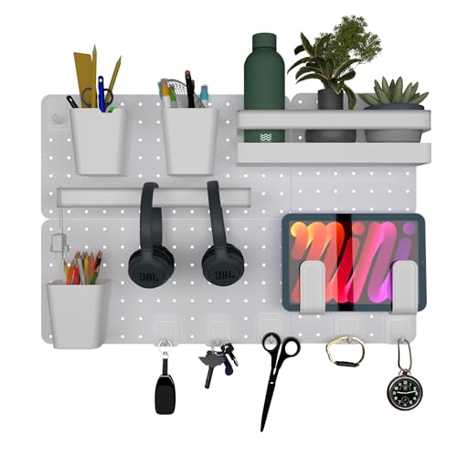 2025 Upgraded Peg Board, Pegboard for Wall Organizer,Desk Organis...
