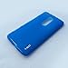 J&D Slim Cushion Shock Resistant TPU Protective Bumper Case for ZTE Axon 7 - Blue