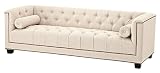 Casa Padrino Luxury Sofa Kubus Panama Cream - 3 Seater - Hotel Facilities