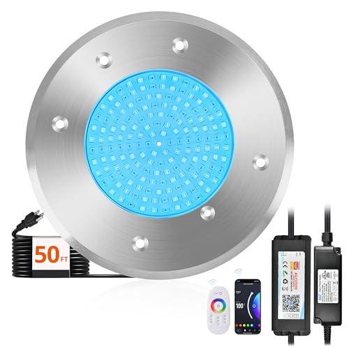 LEDIARY 6 Inch LED RGB Pool Lights for Inground Pool,...