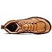 FLYLAND Men's Casual Leather Fashion Sneakers Ankle Chukka Boots Handmade Lightweight Loafers Mid top Walking Driving Shoes (Golden, 8)
