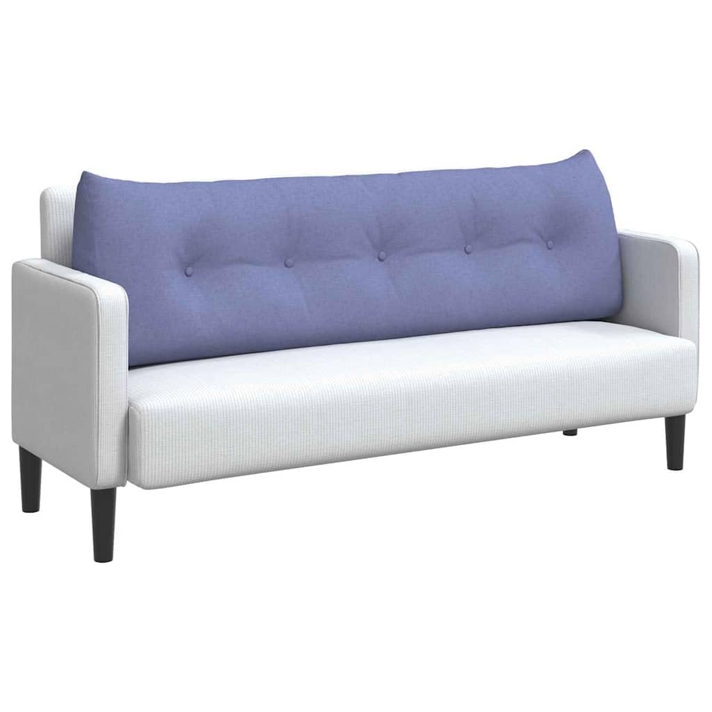 Cuscino per la schiena Jeans Blu 160 x 24 x 50 cm Tessuto