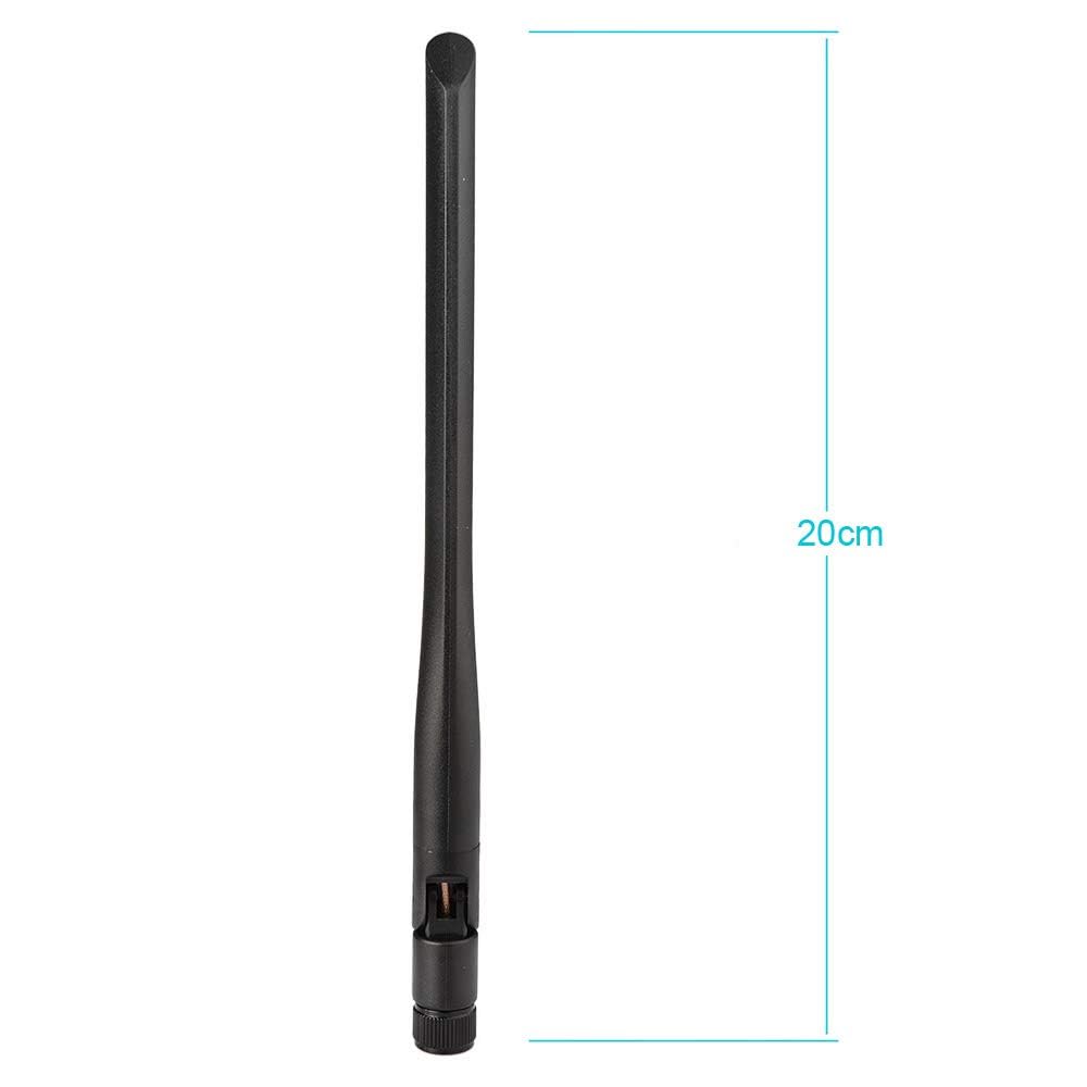 Bingfu 4G LTE 7dBi SMA Male Antenna 2-Pack Compatible with 4G LTE Wireless CPE Router Hotspot Cellular Gateway Trail Game Camera Outdoor Security Camera Cellular