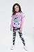 Disney Lilo & Stitch Little Girls Sweatshirt and Leggings Outfit Set Pink Stitch 7-8