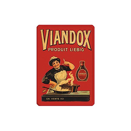 Editions Clouet 29017 - Petite Plaque métal 15x21 cm Liebig - Viandox Cover