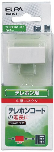 ELPA 中継コネクタ 6極4芯 2芯兼用 TEA-001
