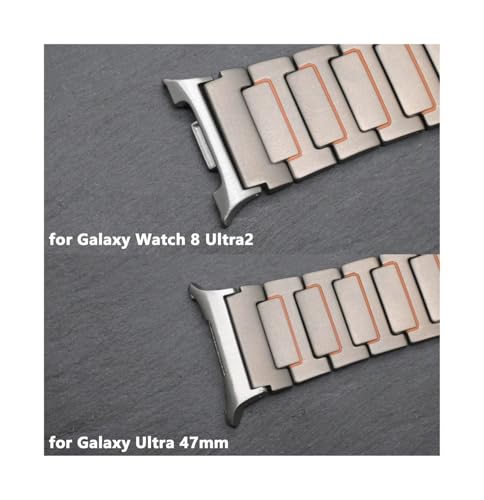 Bracelet en acier inoxydable pour Samsung Galaxy Watch 8 et Watch Ultra 2 maille métallique