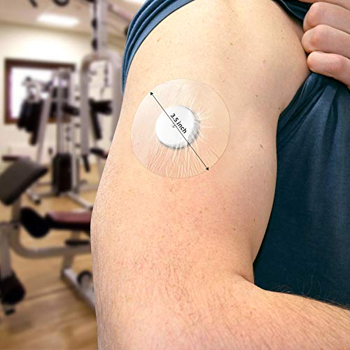 Fixic Freestyle Adhesive Patch 25 PCS – Transparent Patches for Libre, Enlite, Guardian - Pre Cut Back Paper - Best Long Fixation for Your Sensor!