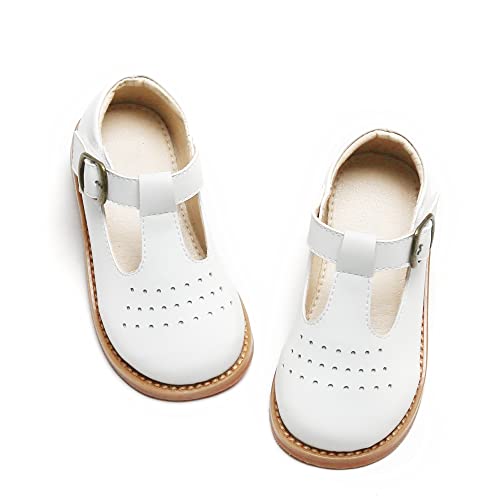 Image of Kiderence Toddler Girl Mary Jane School Uniform Dress Shoes Oxford Flats