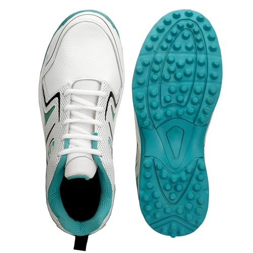 Image of PRO KVH Plus 2.0 Cricket Shoes for Men's - Fast Strap Rubber Spikes, Lightweight,Performance, Comfort, and Durability Shoe for All-Round Performance