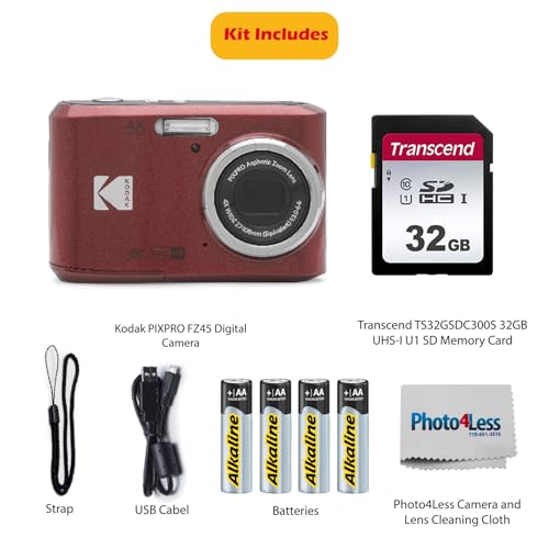 KODAK PIXPRO FZ45 16MP Digital Camera with 4X Optical Zoom