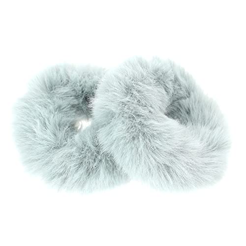 GALPADA 2 Gomas Para El Pelo De Moda Con Volumen De Piel Sintética Rizadas Elásticas Para Mujer Con Forma De De Caballo Color Verde