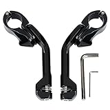 Highway Motorcycles Footrest Foot Pegs Compatible with Haley Honda Yamaha US with 1-1/4'(32mm)...