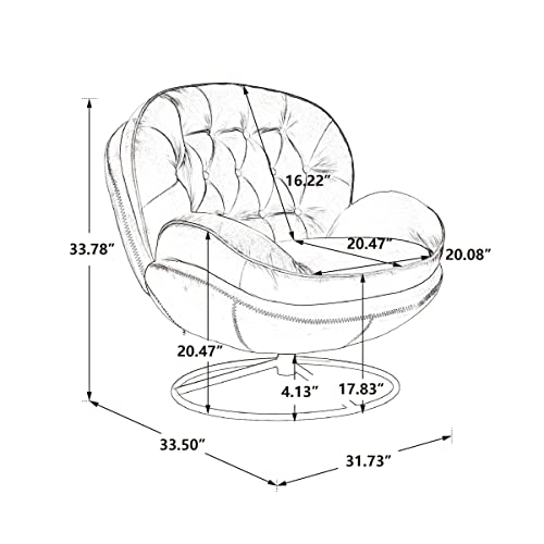 Sillón reclinable tapizado terciopelo beige moderno miniatura 2