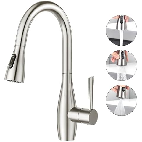 CREA Kitchen Tap with Pull Out Spray Cover