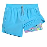 maamgic Mens Running Shorts with Compression Liner 5