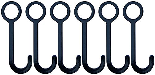 FULLBOW Steel Target Hangers Hanging Hook Target Kit - Pipe Target Holders Assembly Stands - Gong Target Hanging Kit - DIY Target Kit for 1 Inch OD EMT Conduit - 6 Hooks