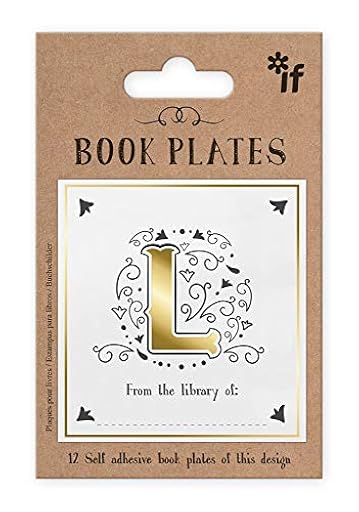 IF Platos para libros de cartas, personalizables, letra L | Ya disponible en tu tienda friki favorita! En mundofriki.es!