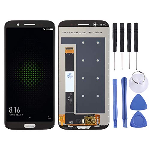 CELINEZL Xiaomi Black Shark�pCELINEZL LCD�X�N���[������уf�W�^�C�U�t���A�Z���u���i�u���b�N�j (Color : Black)