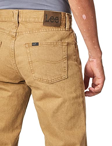 Image of Lee Men's Cotton Blend and Polyester Regular Fit Straight Leg Jeans